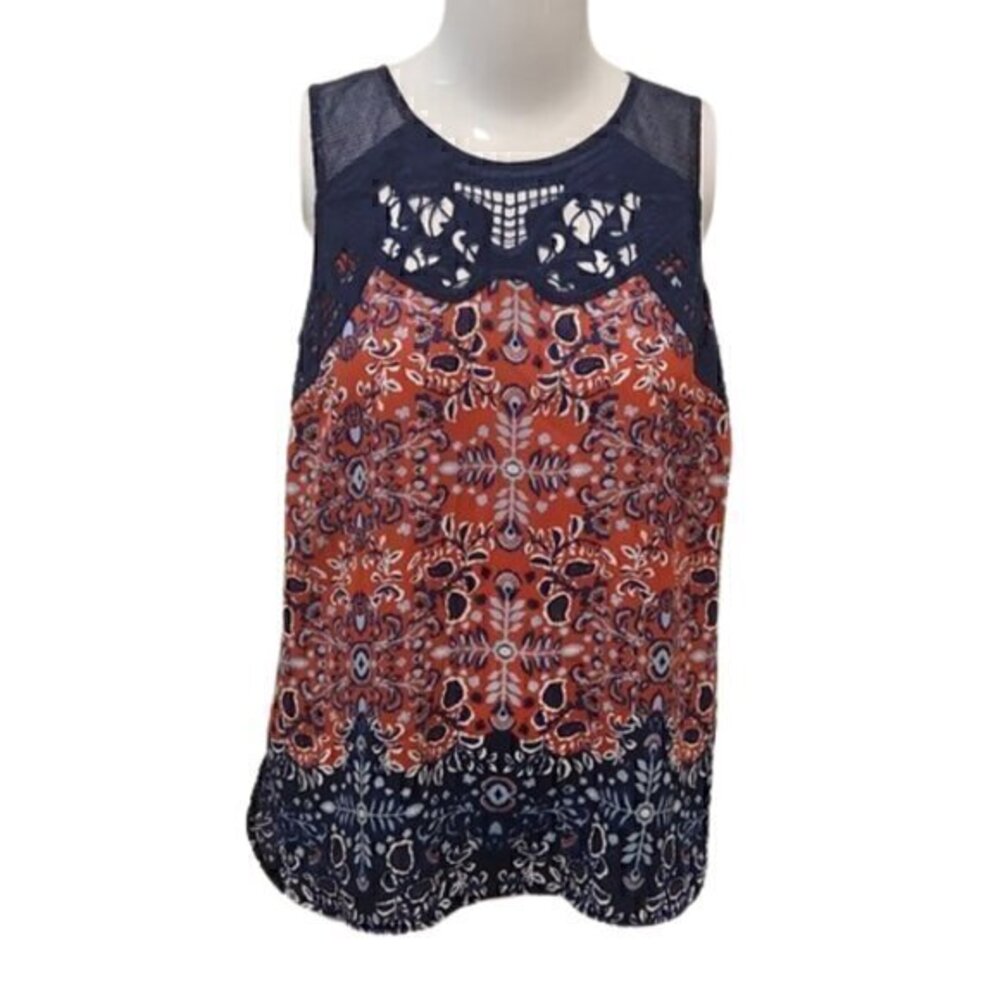 [Daniel Rainn] Button Back Tunic Tank - Size S
